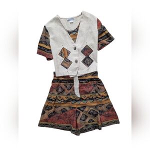 90s Micheal Taylor geo print set